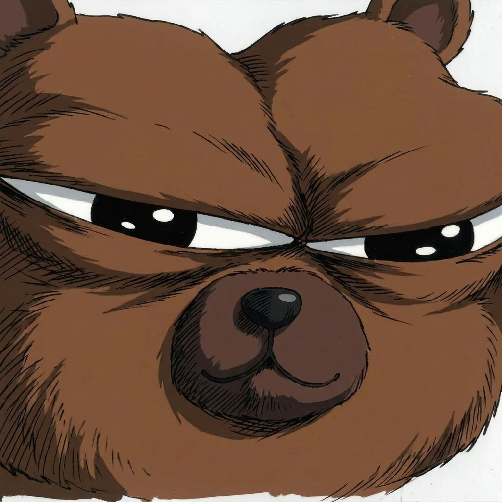 Close-up anime-style Bobo character