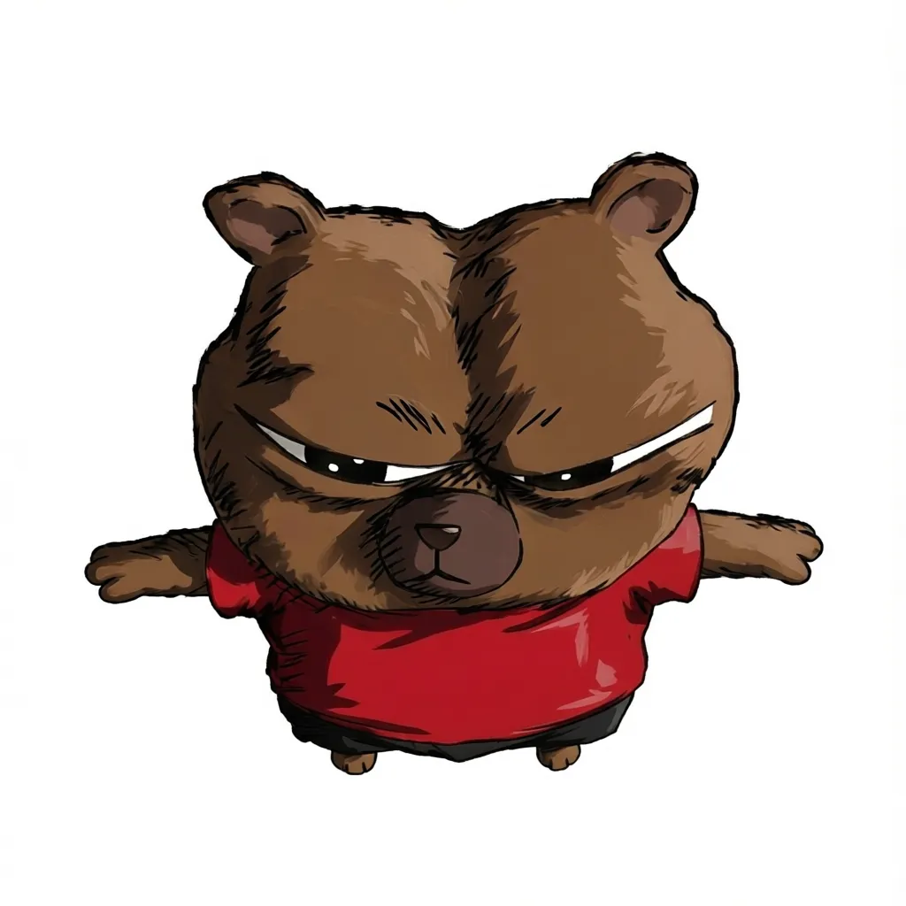 Anime Bobo seen from above
